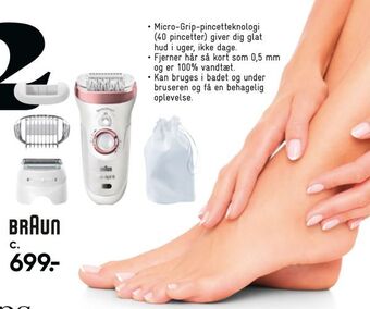 Bilka Braun silk-épil 9-720 epilator tilbud