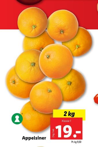 Lidl Appelsiner tilbud