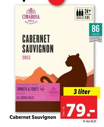 Lidl Cabernet sauvignon tilbud
