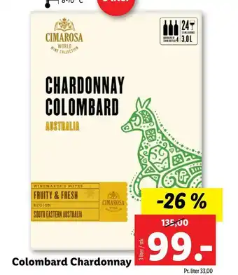 Lidl Colombard chardonnay tilbud