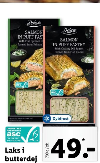 Lidl Laks i butterdej tilbud