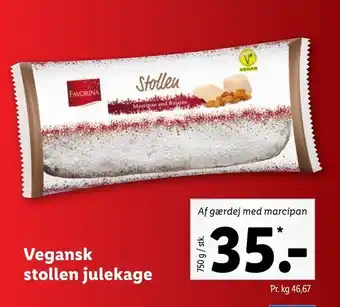 Vegansk stollen julekage