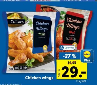 Lidl Chicken wings tilbud