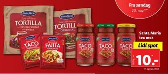 Lidl Santa maria tex mex tilbud