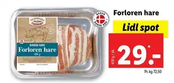 Lidl Forloren hare tilbud