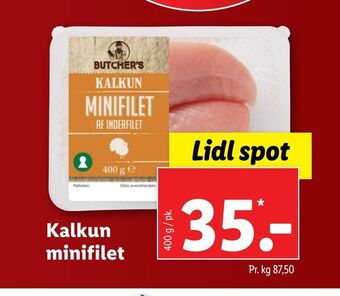 Lidl Kalkun minifilet tilbud