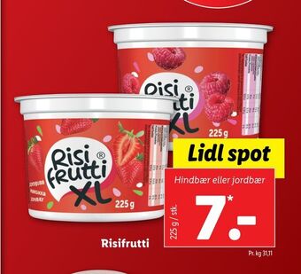 Lidl Risifrutti tilbud