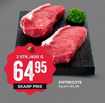 MENY Entrecote tilbud