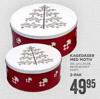 Kagedåser med motiv