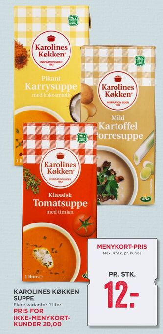 MENY Karolines køkken suppe tilbud