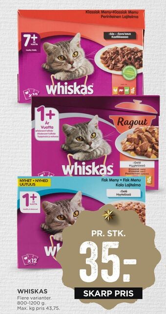 MENY Whiskas tilbud