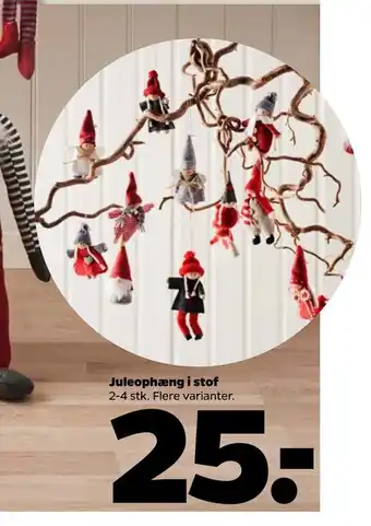 Netto Juleophæng i stof tilbud