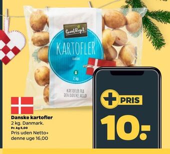 Netto Danske kartofler tilbud