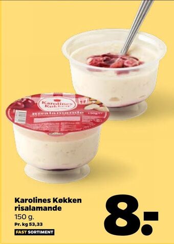 Netto Karolines køkken risalamande tilbud