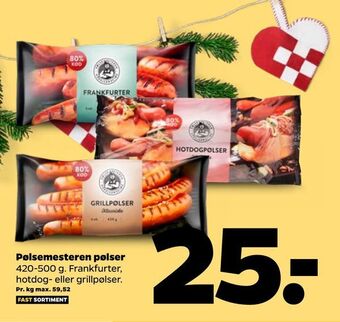 Netto Pølsemesteren pølser tilbud