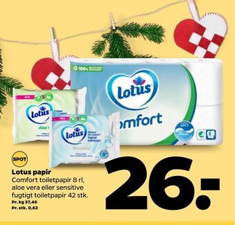 Netto Lotus papir tilbud