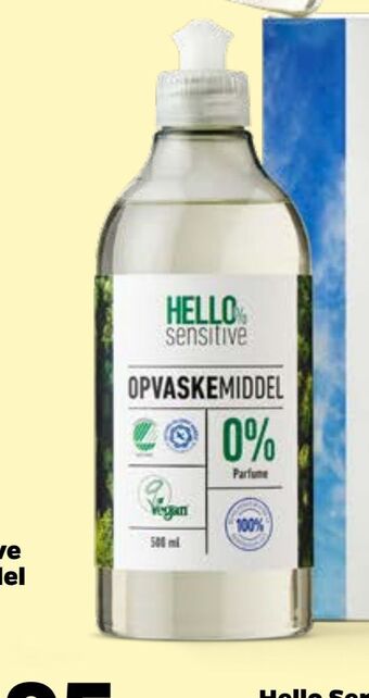 Netto Hello sensitive opvaskemiddel tilbud