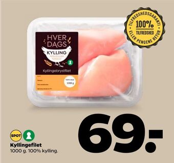 Netto Kyllingefilet tilbud