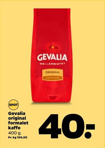 Netto Gevalia original formalet kaffe tilbud