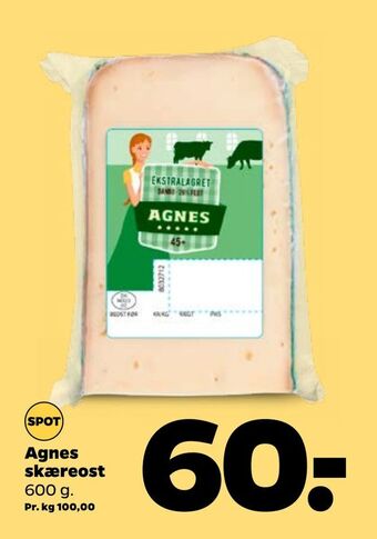 Netto Agnes skæreost tilbud