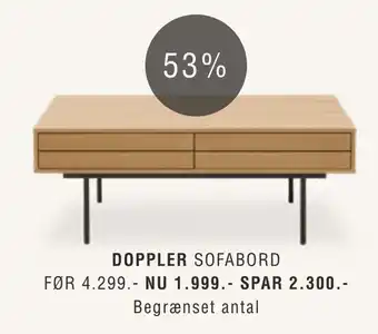 Ilva Doppler sofabord tilbud