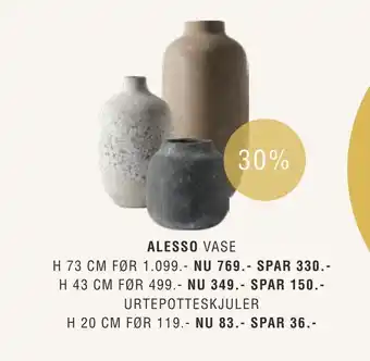 Ilva Alesso vase tilbud