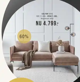 Ilva Colton sofa tilbud