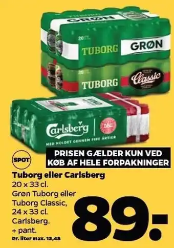 Netto Tuborg el. carlsberg tilbud