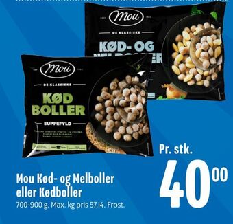 Mou kød- og melboller eller kødboller