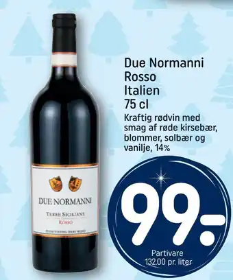 Due normanni rosso italien