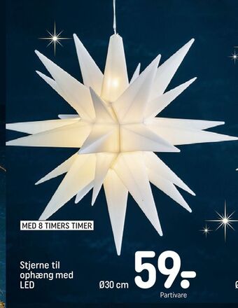 REMA 1000 Stjerne til ophæng med led tilbud