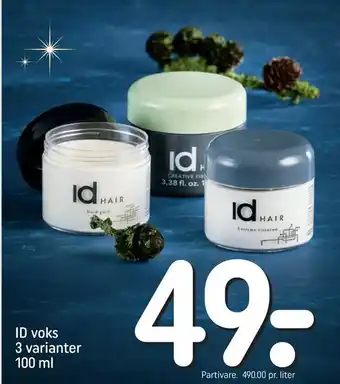 Id voks 3 varianter