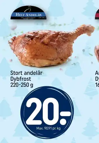REMA 1000 Stort andelår dybfrost tilbud