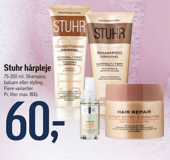 Føtex Stuhr hårpleje tilbud