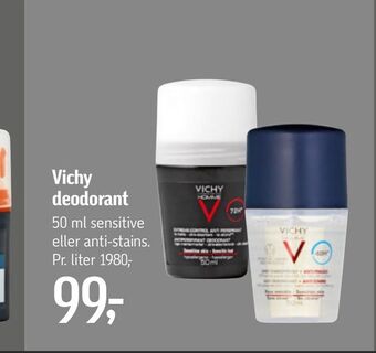 Føtex Vichy deodorant tilbud
