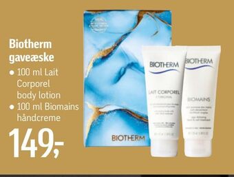 Føtex Biotherm gaveæske tilbud