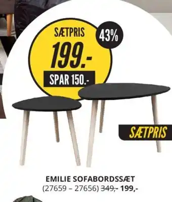 Emilie Sofabordssæt