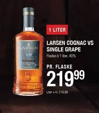Poetzsch Padborg Larsen cognac vs single grape tilbud