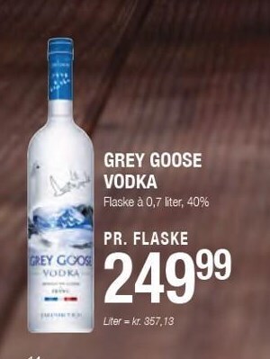 Poetzsch Padborg Grey goose vodka tilbud