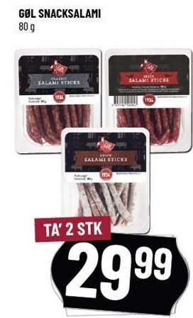 Løvbjerg Gøl snacksalami tilbud