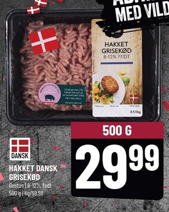 Løvbjerg Hakket dansk grisekød tilbud