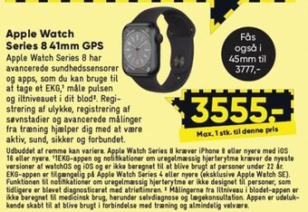 Bilka Apple Watch Series 8 41mm GPS tilbud