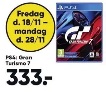 Bilka PS4: Gran Turismo 7 tilbud