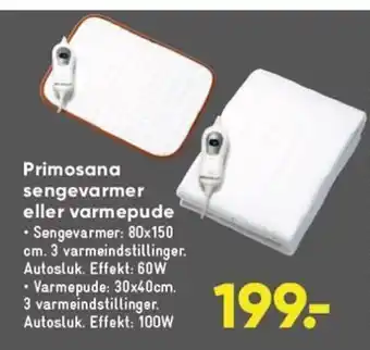 Primosana Sengevarmer eller Varmepude