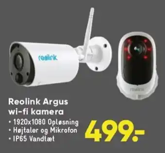 Bilka Reolink Argus Wi-fi Kamera tilbud