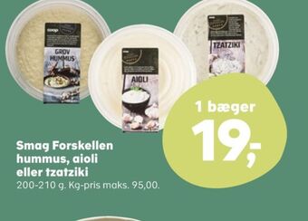 Kvickly Smag forskellen hummus tilbud