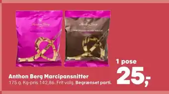 Kvickly Anthon berg marcipansnitter nougat tilbud