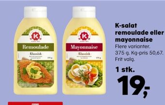 Kvickly K-salat remoulade tilbud