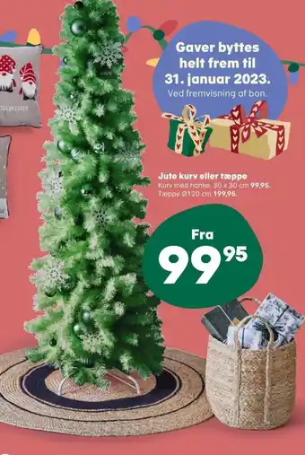 Kvickly Ukendt juletræstæppe tilbud