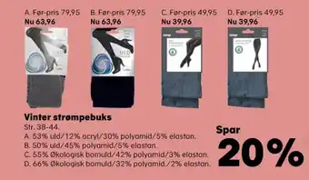 Kvickly Units strømpebukser tilbud